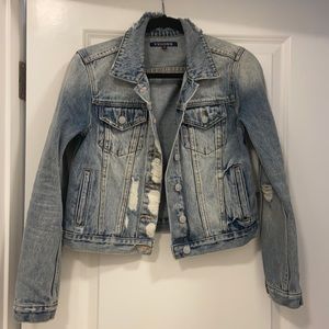 Cropped Jean jacket, size small